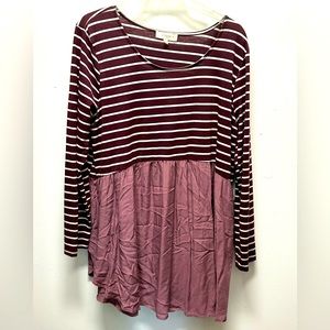 Umgee XL Babydoll shirt.